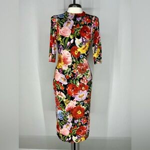 Alice + Olivia Delora Blooming Garden Dress Size 2
